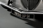 Delahaye 135 MS Sport Roadster par DeVillar 1938 года